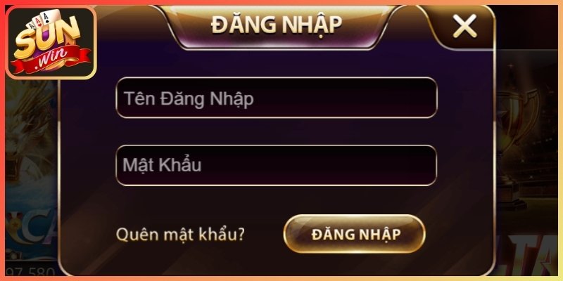 Quy trình đăng nhập Sunwin