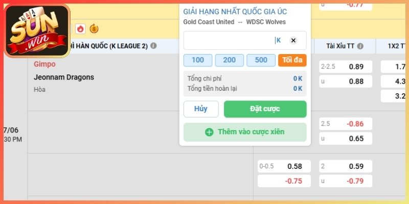 Mẹo cược chấp ba chiều chuẩn